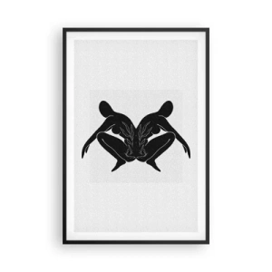 Affiche dans un cadre noir - Poster - Une âme commune - 61x91 cm