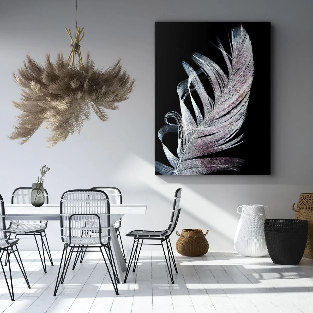 Impression sur toile - Image sur toile - Pensez au toucher - 45x80 cm
