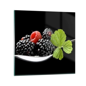 Impression sur verre - Image sur verre - Le goût de la fraîcheur - 70x70 cm