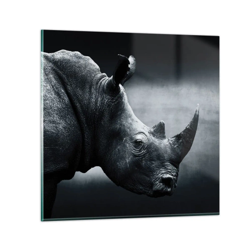 Impression sur verre - Image sur verre - Le profil droit - 40x40 cm