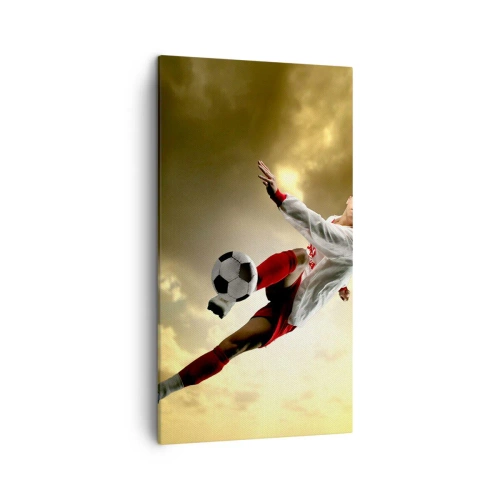 Impression sur toile - Image sur toile - Le paradis du football - 45x80 cm