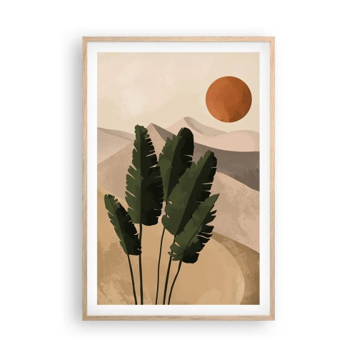 Affiche dans un chêne clair - Poster - Le triomphe de la vie - 61x91 cm