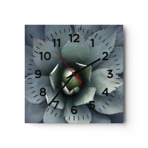 Horloge murale - Pendule murale - Wabi et observe - 40x40 cm
