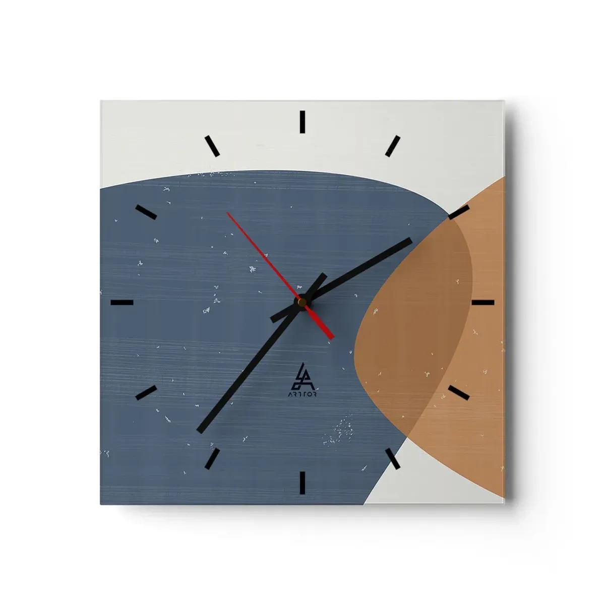 Horloge murale - Pendule murale - Ovales et influences - 40x40 cm