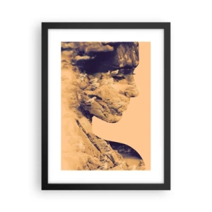 Affiche dans un cadre noir - Poster - Beauté de la nature - 30x40 cm