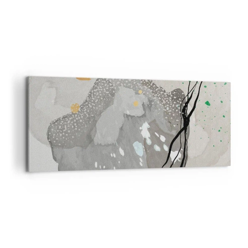 Impression sur toile - Image sur toile - Composition organique - 100x40 cm