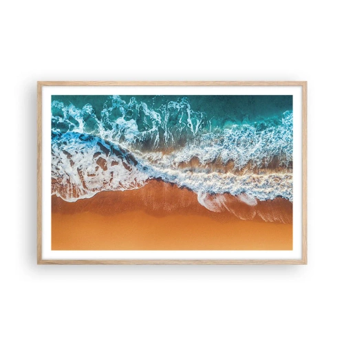 Affiche dans un chêne clair - Poster - Toujours ensemble - 91x61 cm