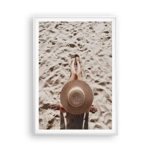 Affiche dans un cadre blanc - Poster - Moment de rêve - 70x100 cm