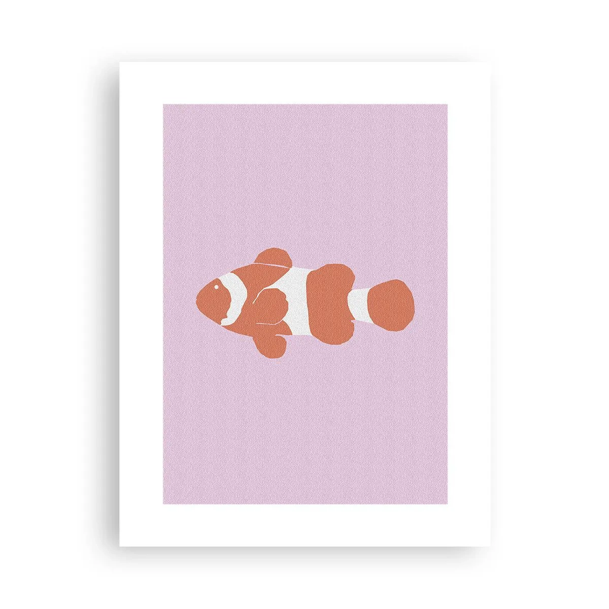 Affiche - Poster - En corail sur le visage et la queue - 30x40 cm