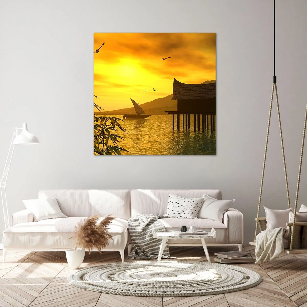 Impression sur toile - Image sur toile - La paix tant désirée - 70x70 cm