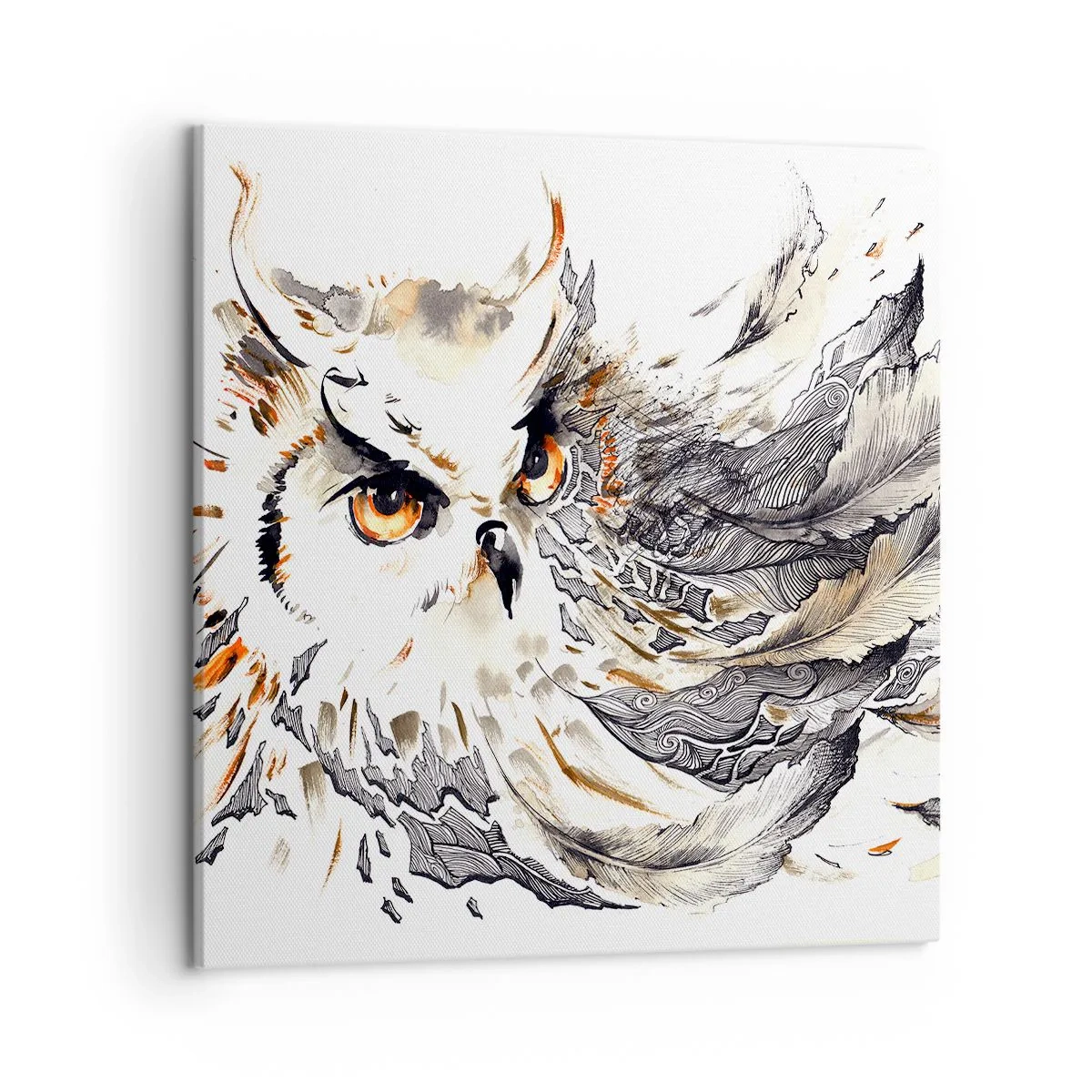 Impression sur toile - Image sur toile - Elle vient du monde de la magie - 50x50 cm