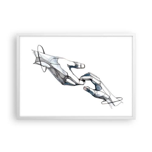 Affiche dans un cadre blanc - Poster - Un bon geste - 70x50 cm