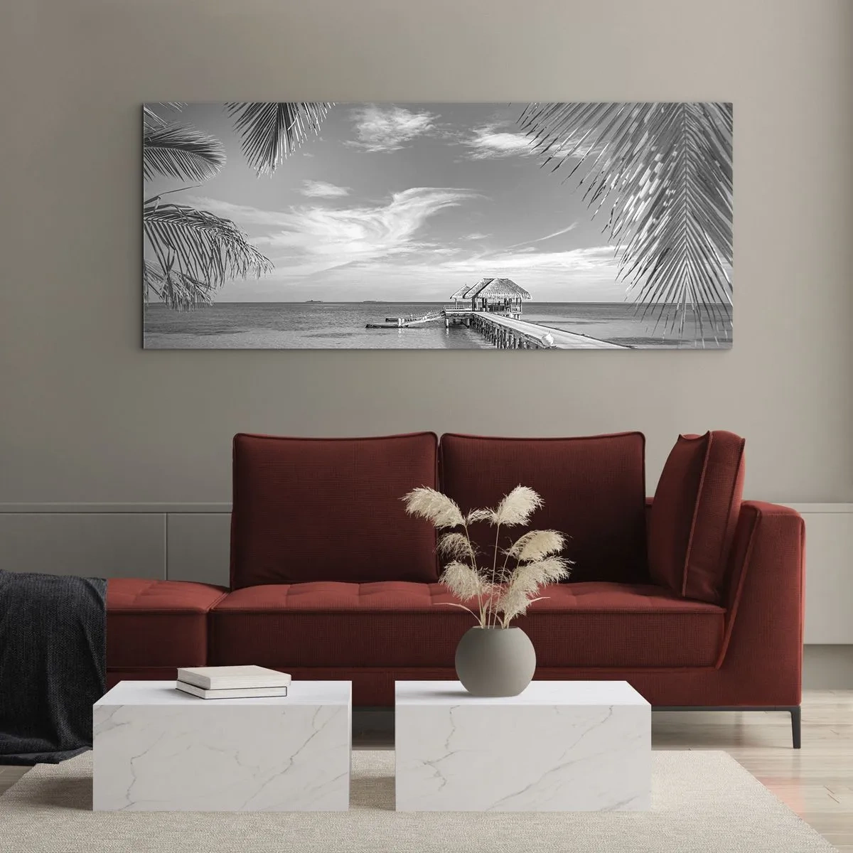 Impression sur verre - Image sur verre - Souvenirs ou rêve? - 100x40 cm