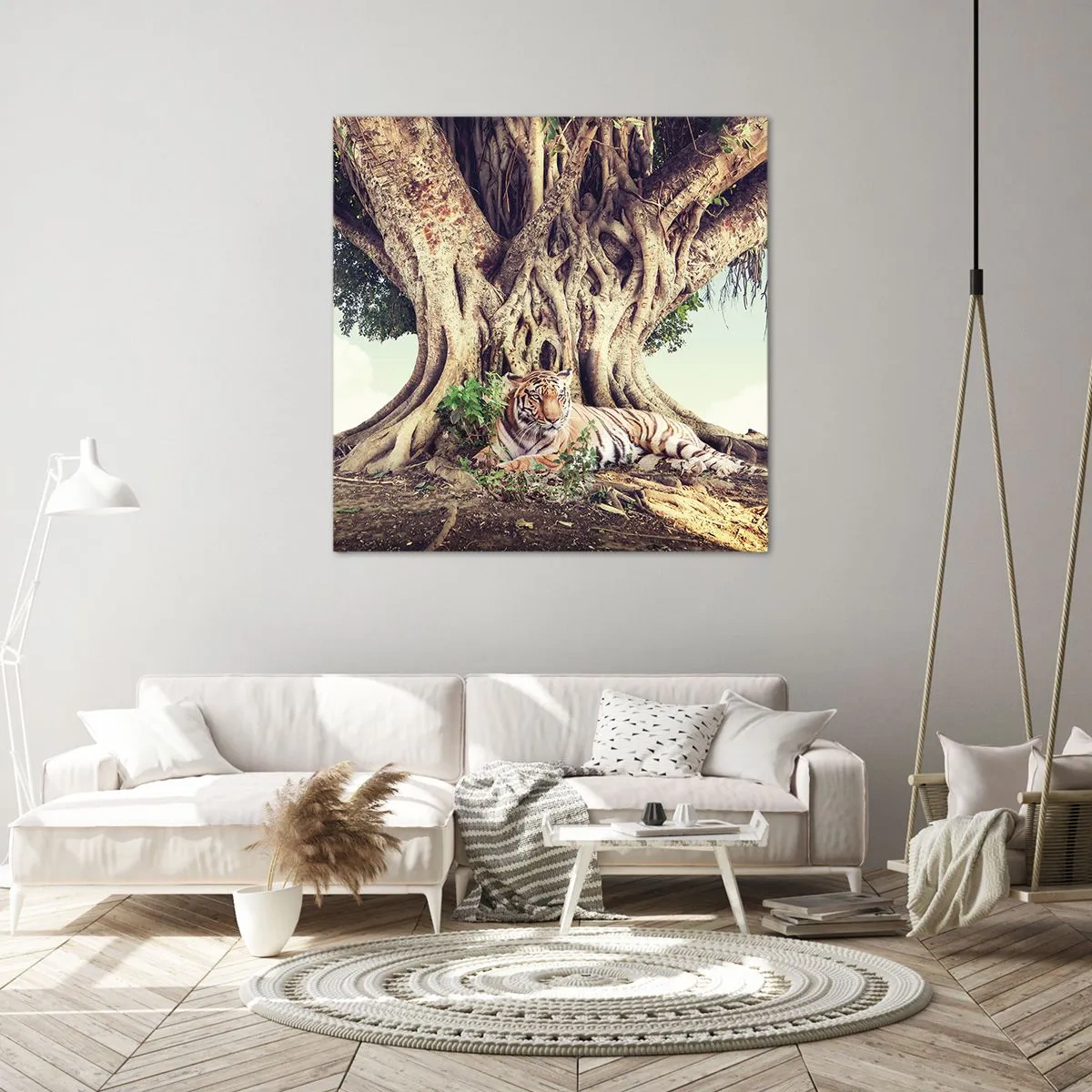 Impression sur toile - Image sur toile - Vue du Livre de la Genèse - 50x50 cm