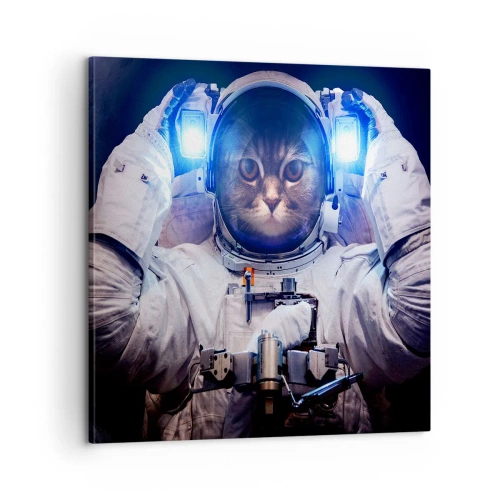 Impression sur toile - Image sur toile - Houston, vous avez un problème - 60x60 cm
