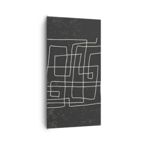 Impression sur toile - Image sur toile - Pas aussi simple - 65x120 cm