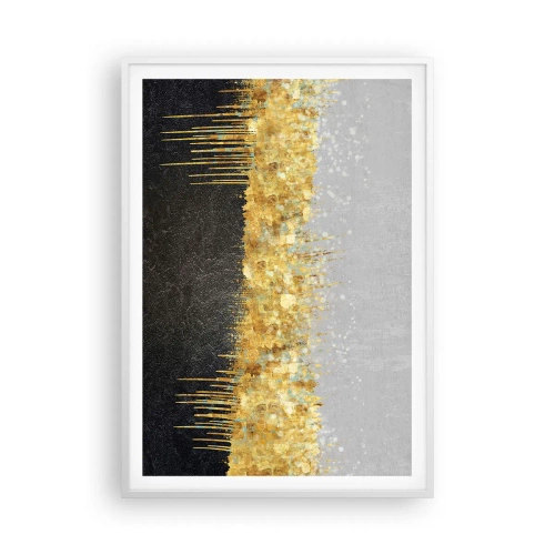 Affiche dans un cadre blanc - Poster - Vers l'intérieur et vers le haut - 70x100 cm