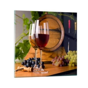 Impression sur verre - Image sur verre - Comme les vieux maîtres - 70x70 cm