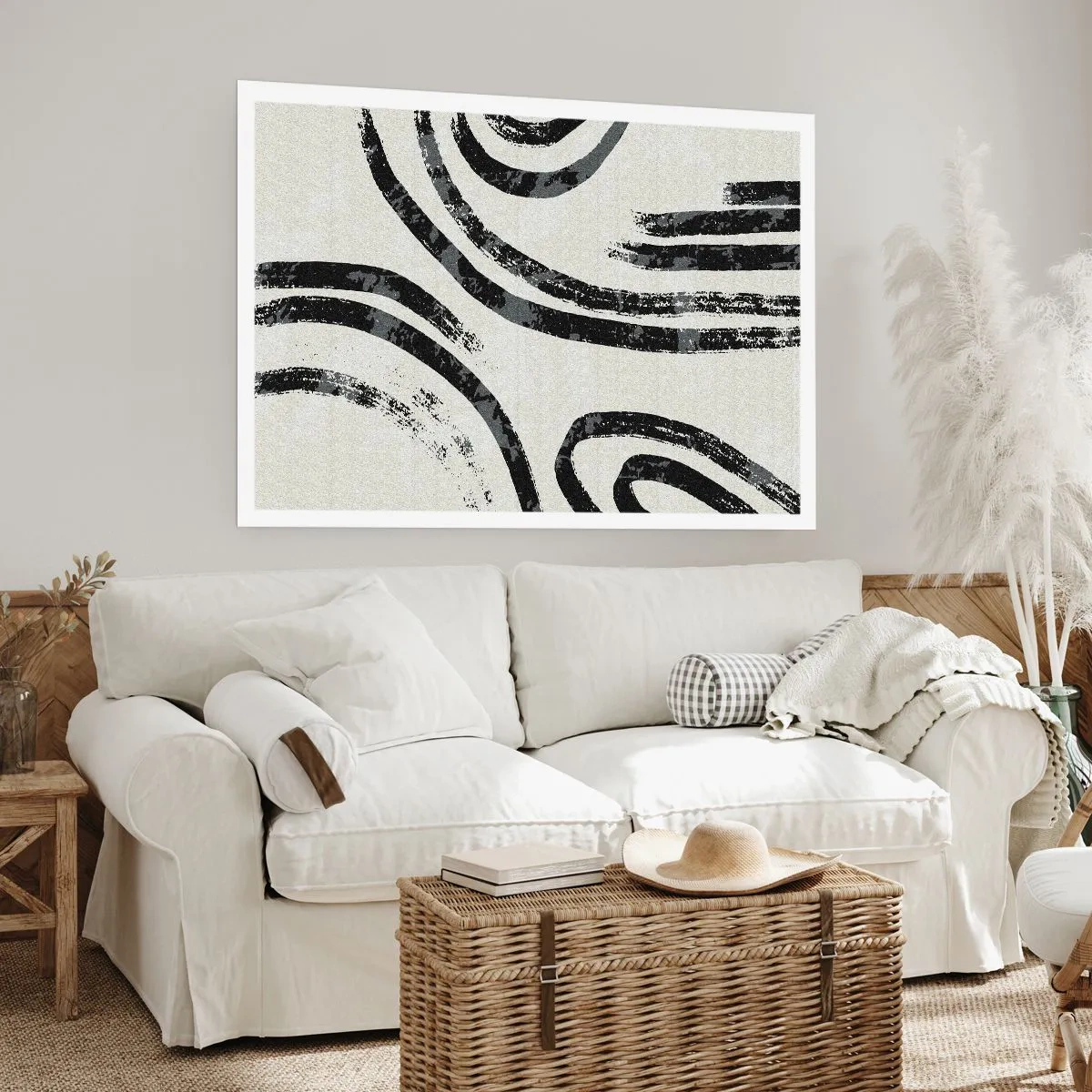 Affiche - Poster - À moitié arrêté - 70x50 cm