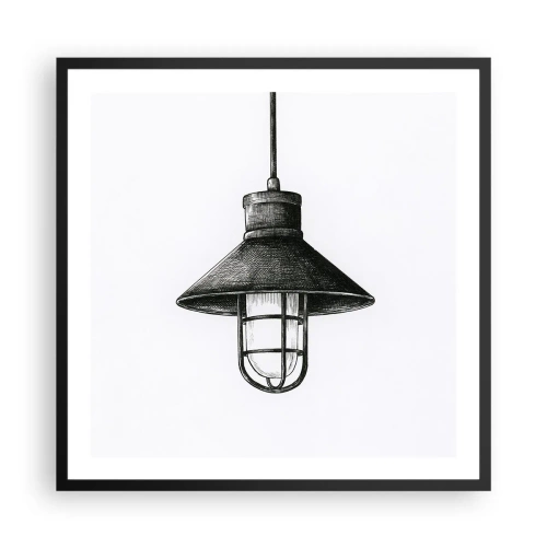 Affiche dans un cadre noir - Poster - Comme il y a des années… - 60x60 cm