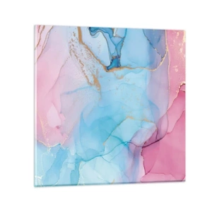 Impression sur verre - Image sur verre - Rencontre et mélange - 30x30 cm