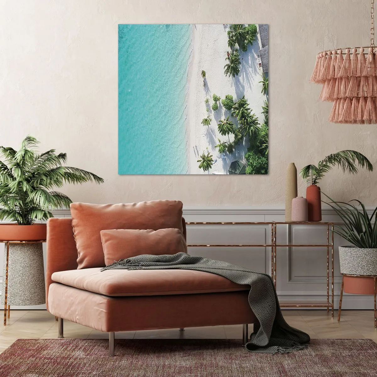 Impression sur toile - Image sur toile - Vacances au paradis - 30x30 cm