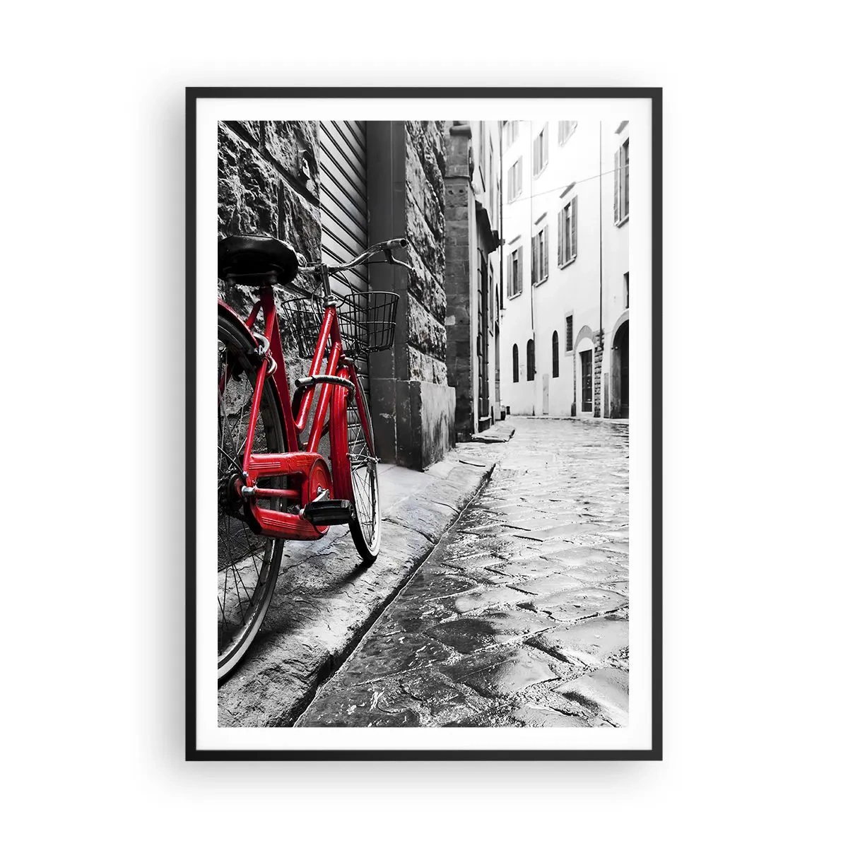 Affiche dans un cadre noir - Poster - La vraie beauté ne vieillit pas - 70x100 cm