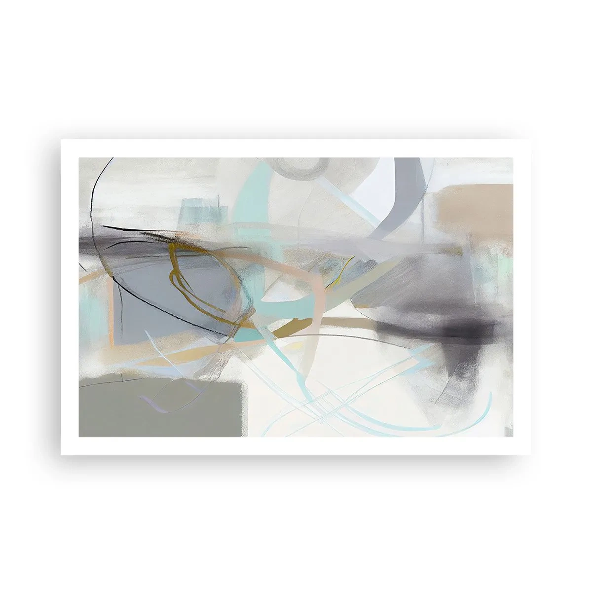 Affiche - Poster - Abstraction brumeuse - 91x61 cm