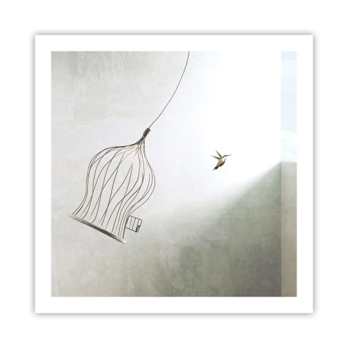 Affiche - Poster - Dans son élément - 60x60 cm