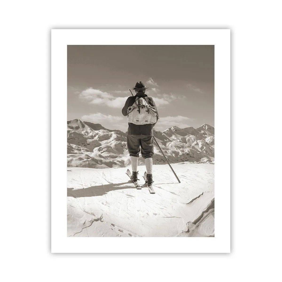 Affiche - Poster - Toutes les mêmes ces montagnes - 40x50 cm