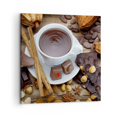 Impression sur toile - Image sur toile - D'une chocolaterie de conte de fées - 50x50 cm