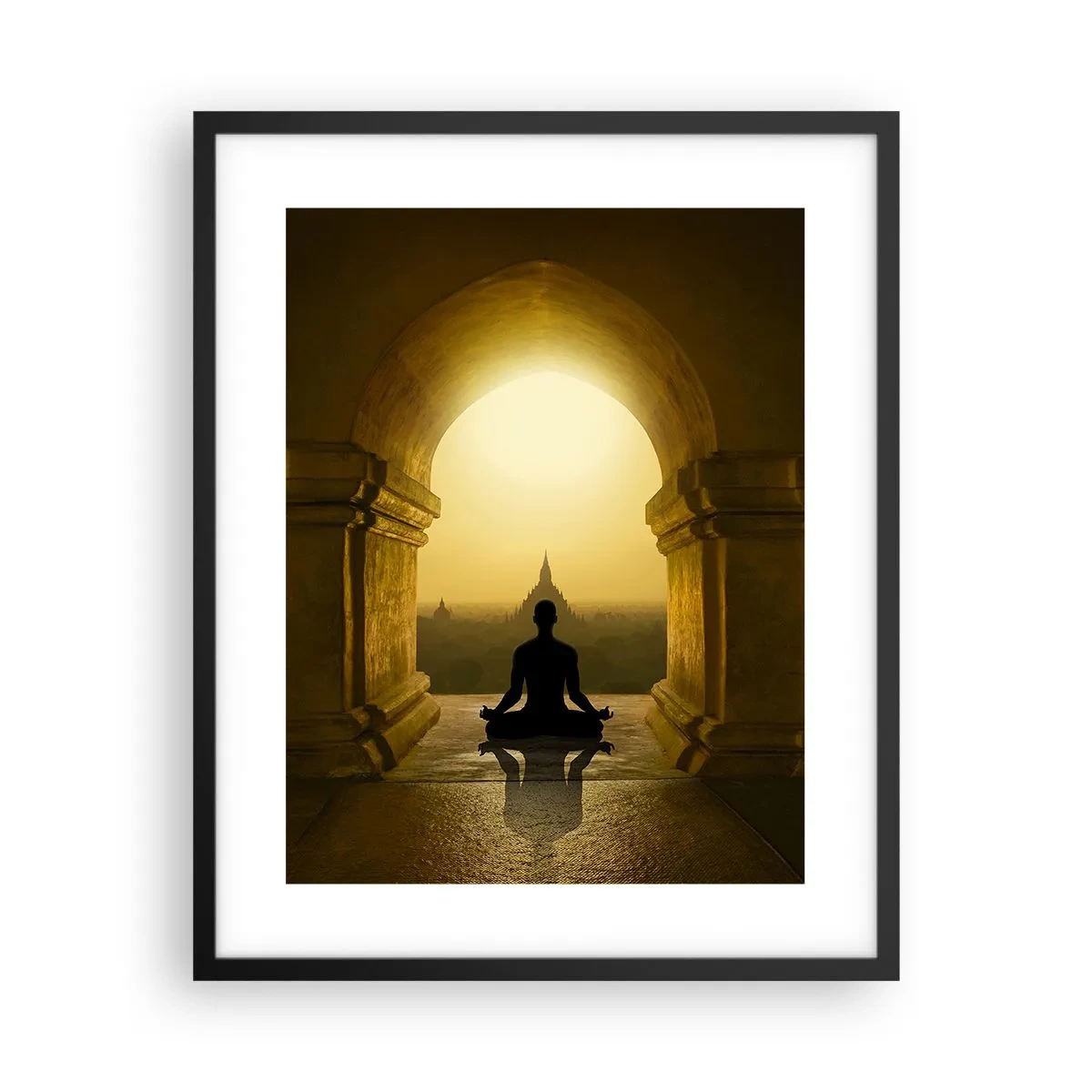 Affiche dans un cadre noir - Poster - Pleine harmonie - 40x50 cm