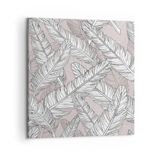 Impression sur toile - Image sur toile - Un tourbillon de plumes - 60x60 cm
