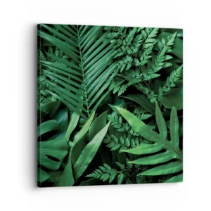 Impression sur toile - Image sur toile - Emmitouflé de verdure - 30x30 cm