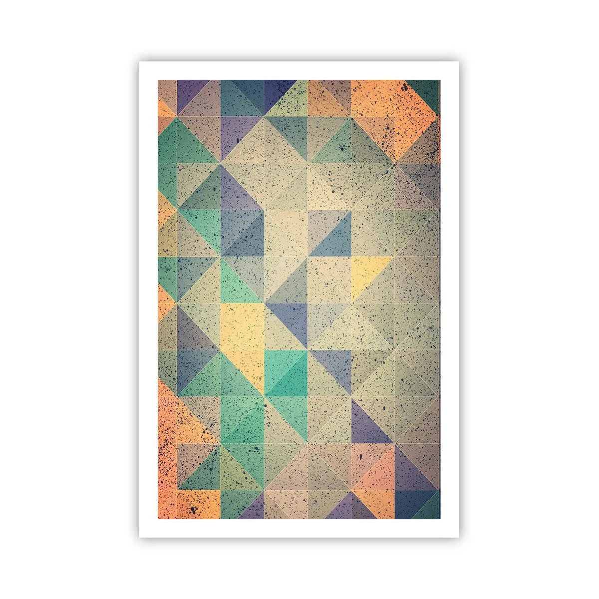 Affiche - Poster - République des triangles - 61x91 cm