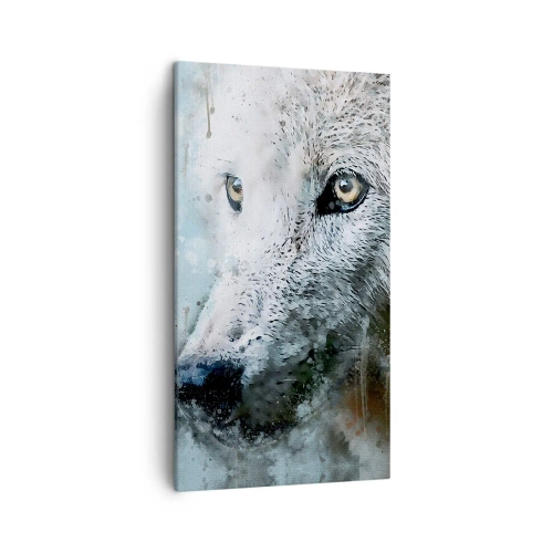 Impression sur toile - Image sur toile - Rencontrez l'âme du loup - 45x80 cm