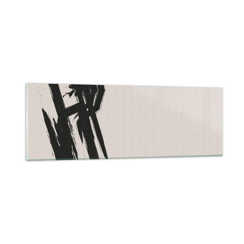 Impression sur verre - Image sur verre - Ruée imparable - 90x30 cm