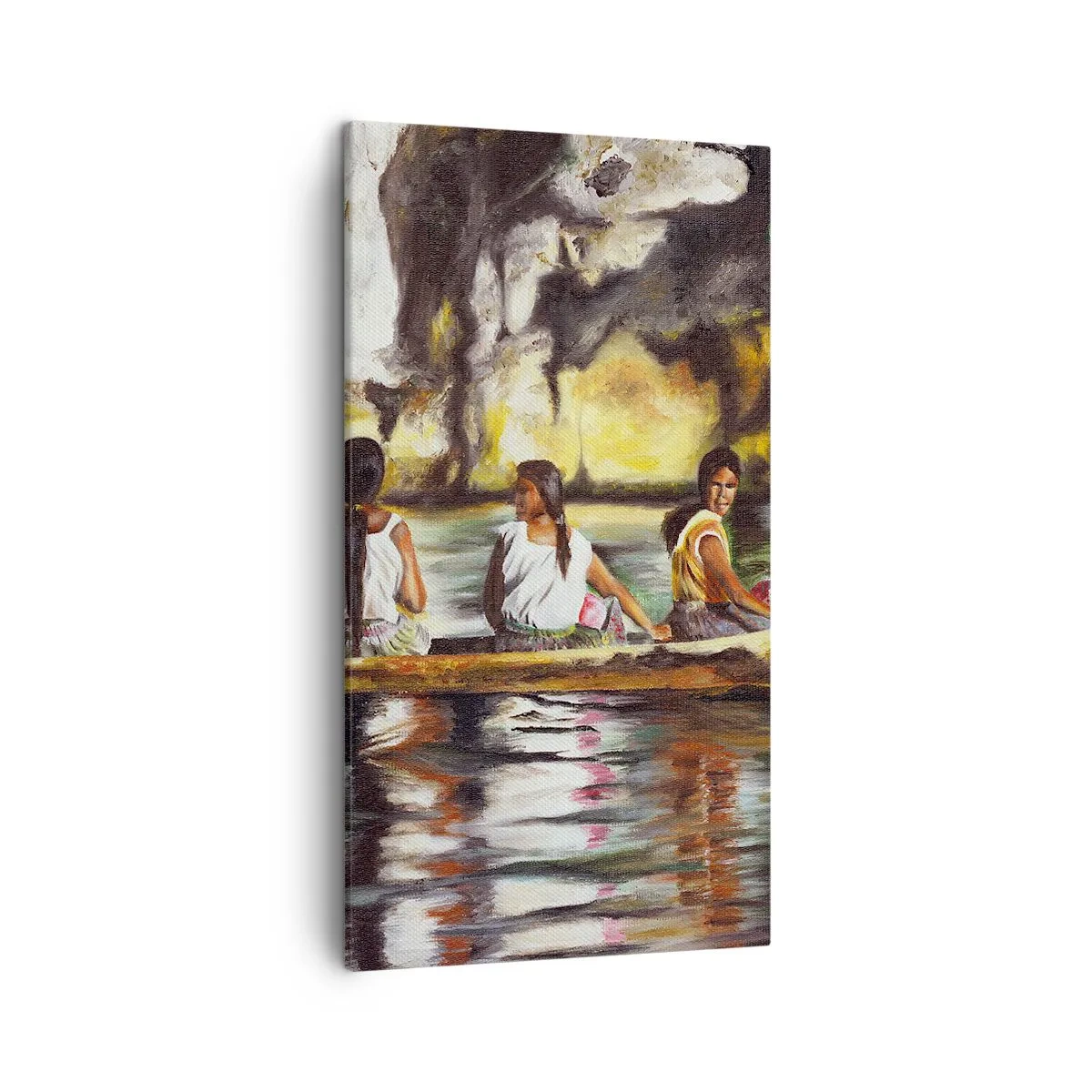 Impression sur toile - Image sur toile - Dans un paradis polynésien - 45x80 cm