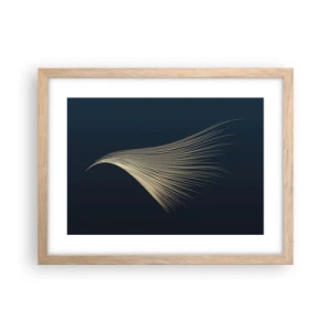 Affiche dans un chêne clair - Poster - Comme les cheveux d'un ange - 40x30 cm