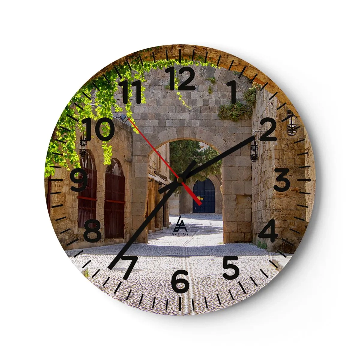 Horloge murale - Pendule murale - Le cortège apparaîtra bientôt - 30x30 cm