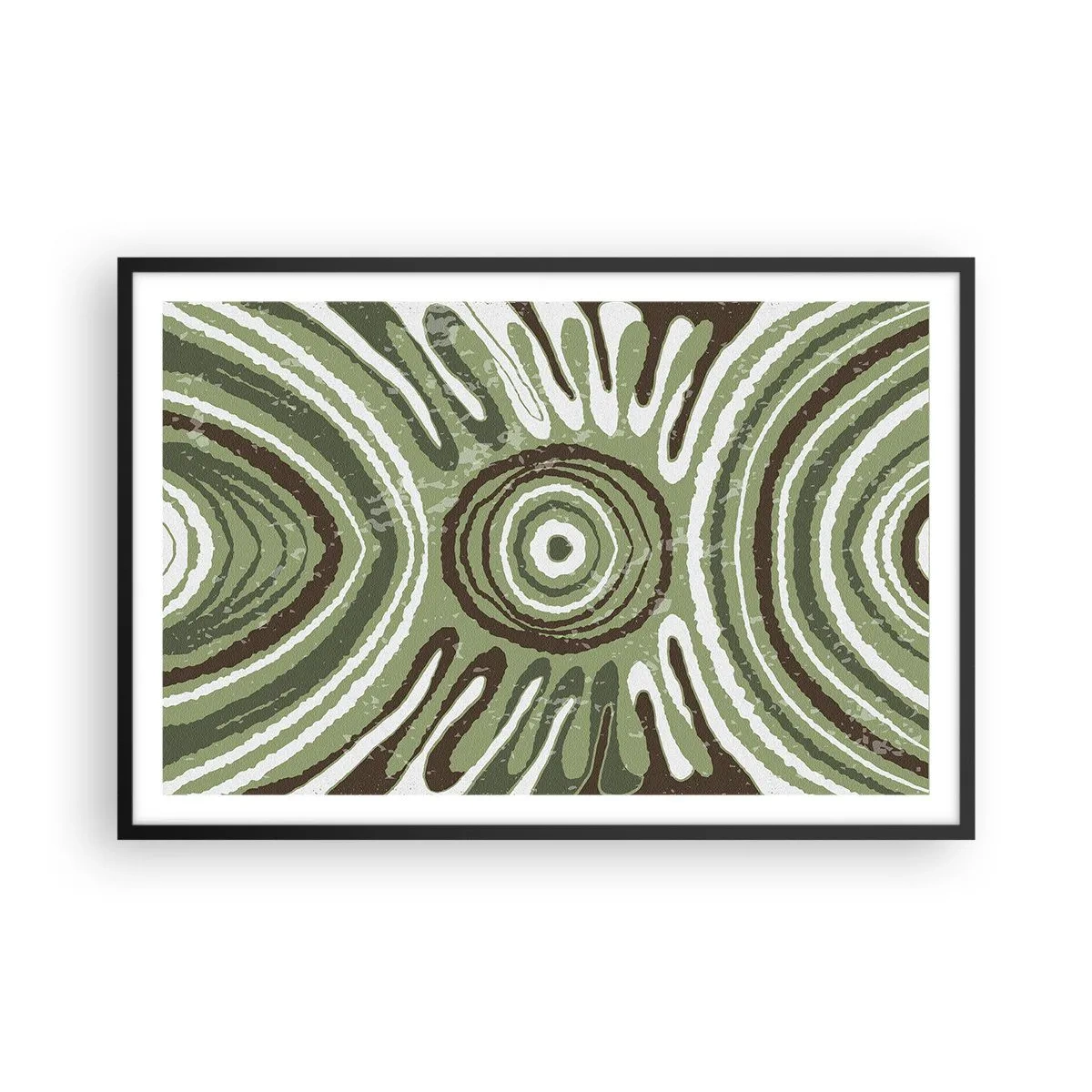 Affiche dans un cadre noir - Poster - Une explosion d'émotions - 91x61 cm