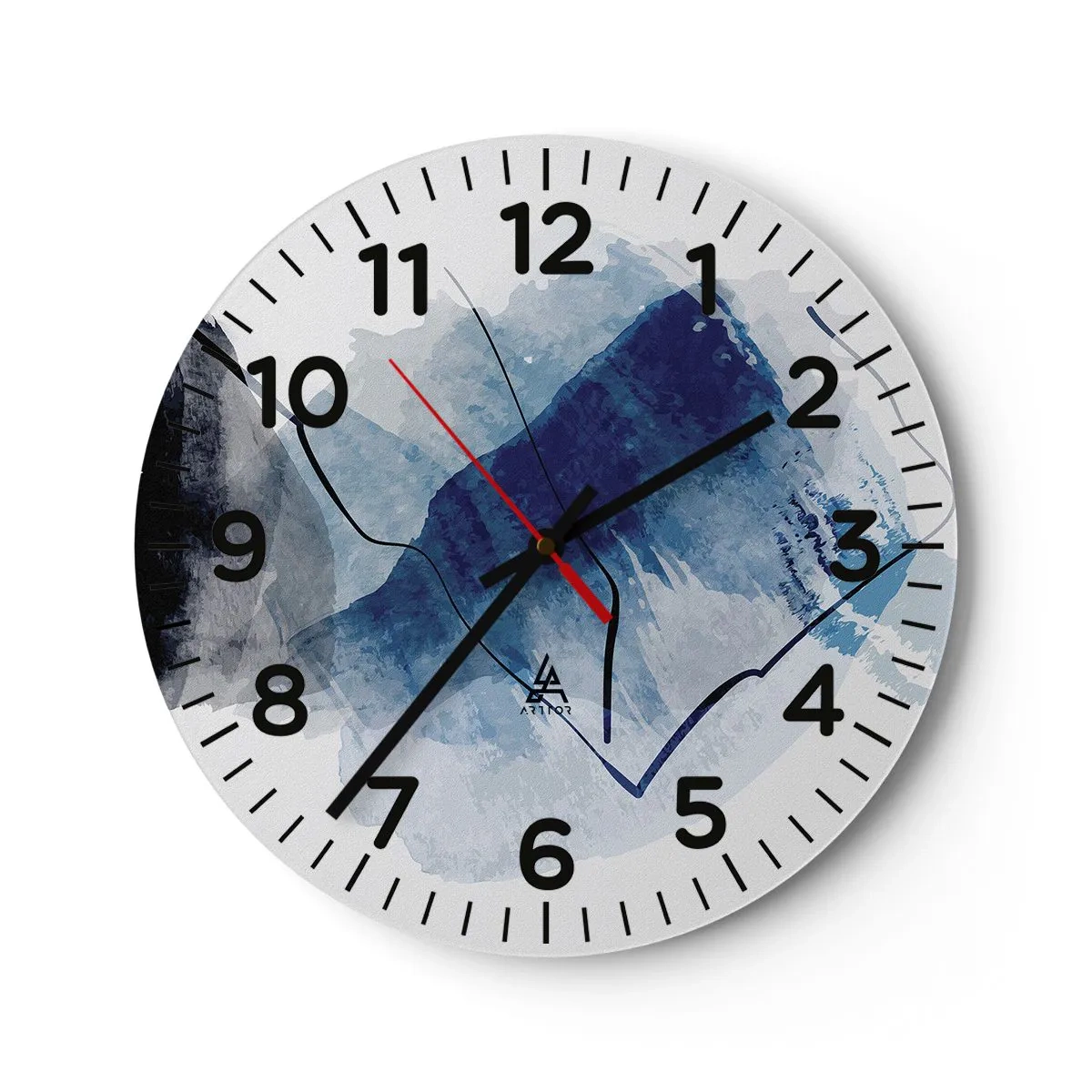 Horloge murale - Pendule murale - Montagne de glace - 40x40 cm