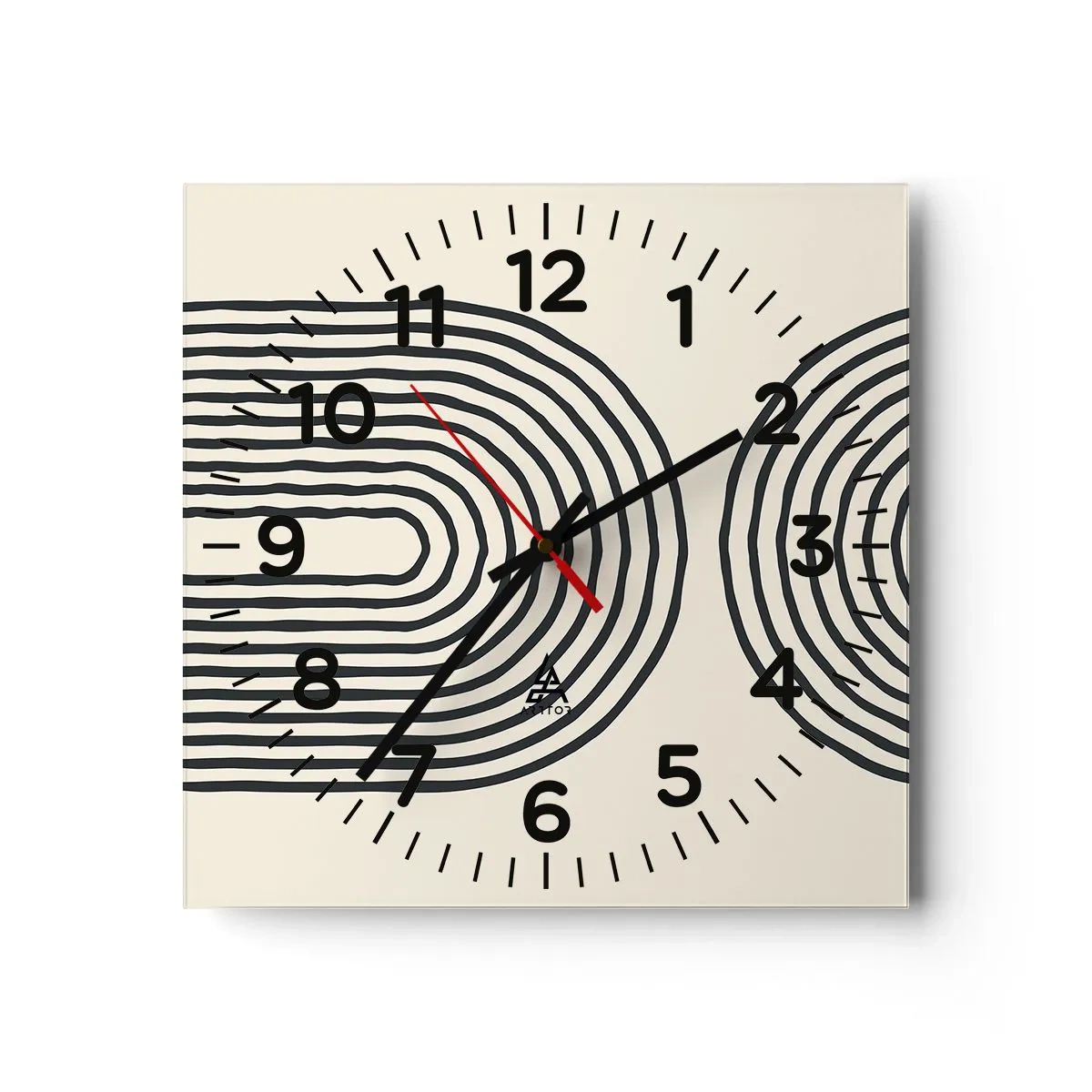 Horloge murale - Pendule murale - Dans un instant... - 30x30 cm