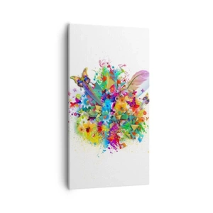 Impression sur toile - Image sur toile - Un bouquet de joie - 55x100 cm