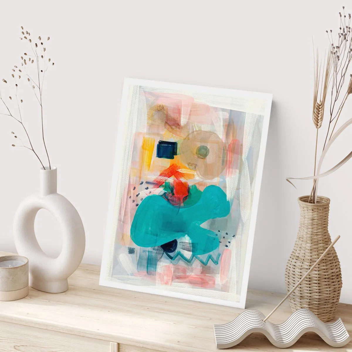 Affiche - Poster - Jeu de couleurs - 70x100 cm