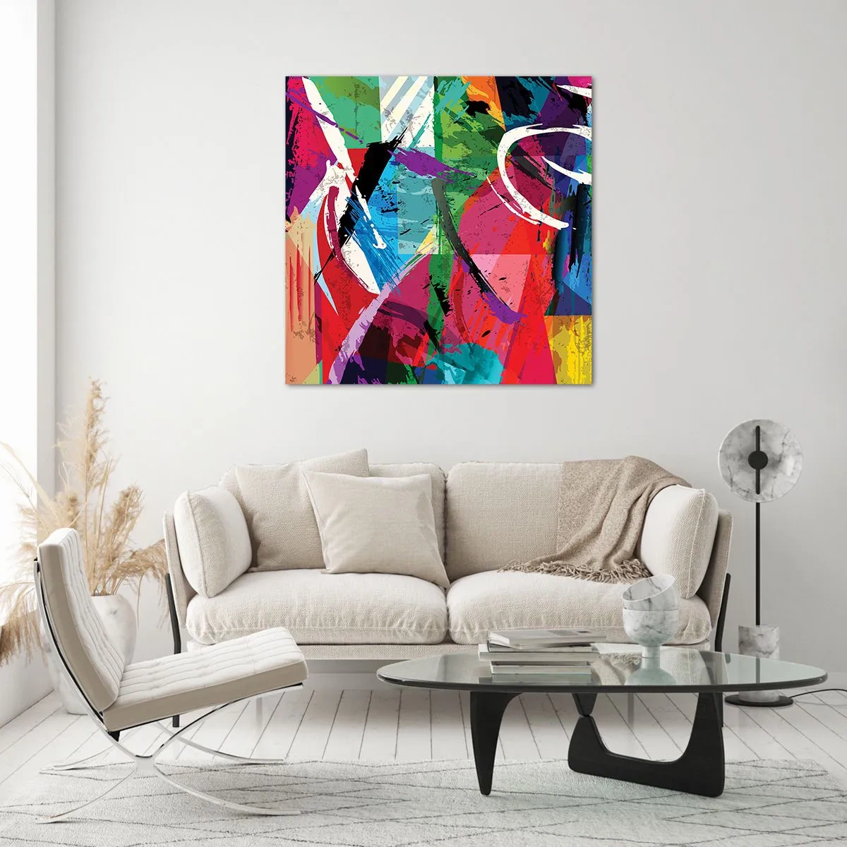 Impression sur verre - Image sur verre - Rapide, vif et bondissant - 40x40 cm