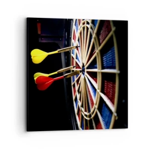 Impression sur toile - Image sur toile - Droit au but - 70x70 cm