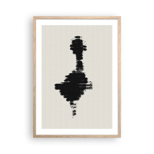 Affiche dans un chêne clair - Poster - Vibrations de l'imagination - 50x70 cm