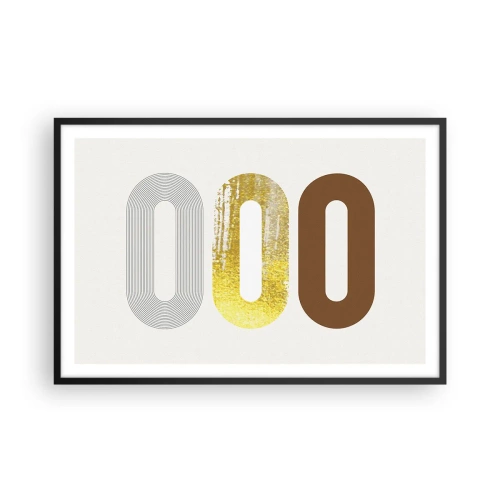 Affiche dans un cadre noir - Poster - Ooo! - 91x61 cm