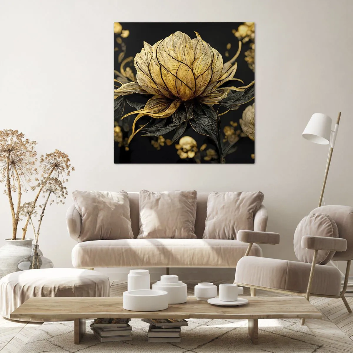 Impression sur toile - Image sur toile - Fragilité subtile - 40x40 cm